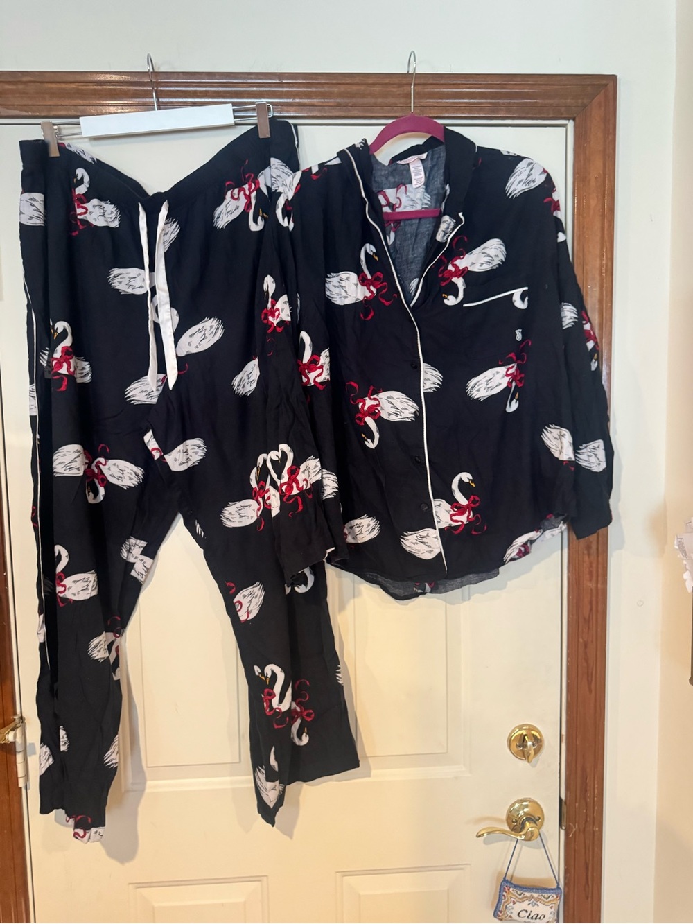 Flannel Swan Pajamas